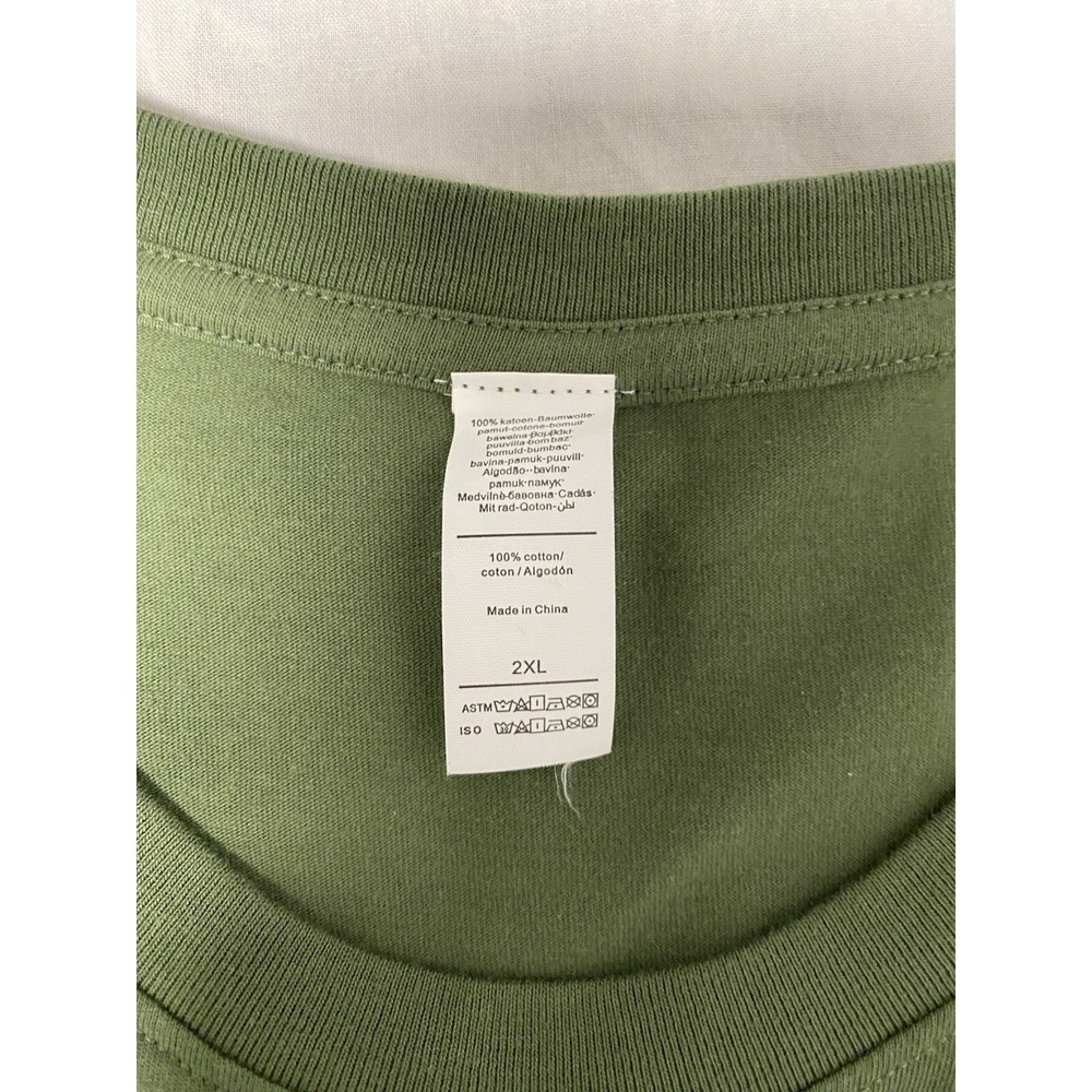 Disappointments All of You Jesus Graphic T-Shirt Men's 2XL Green Funny Meme Tee - Picture 3 of 7